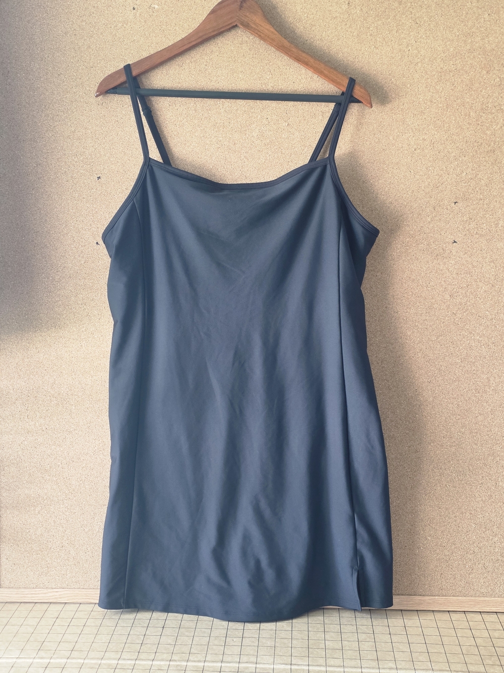 Old Navy Active PowerSoft Dress with Built-in Bra & Shorts XXL Black Activewear